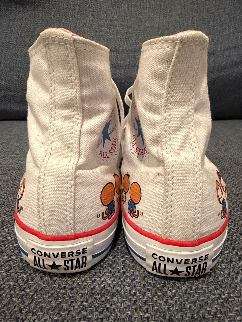 🐱Hello Kitty x Converse printed high stop W 8 M 6 🎀 - Picture 5 of 8